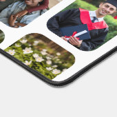 17枚の写真を追加モダンスタイリッシュエレガント家族のプレゼント デスクマット (コーナー)