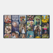 17枚の写真を追加モダンネイビーブルー愛あなたボーナスパパ デスクマット (正面)