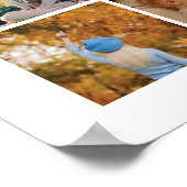 17枚の写真コラージュ ポスター (角)