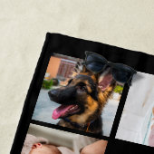 17枚パーソナライズされたのコラージュ ビーチタオル (インサイチュ)