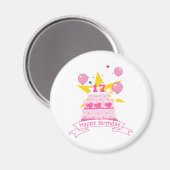 17歳お誕生日ケーキ マグネット (正面/裏面)