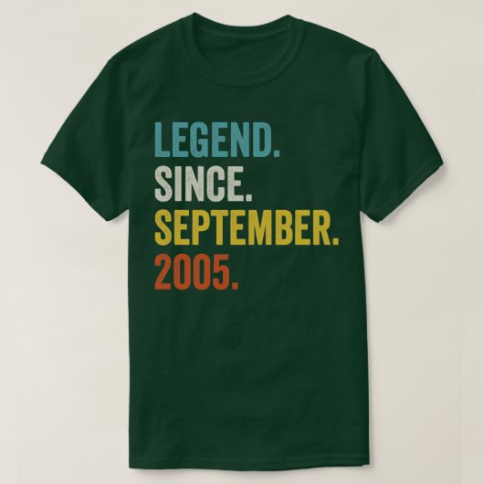 17歳の伝説2005年9月17日バレ Tシャツ (デザイン正面)