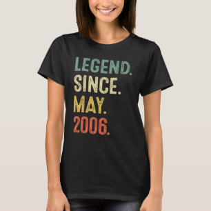 17歳の伝説2006年5月17誕生日B Tシャツ