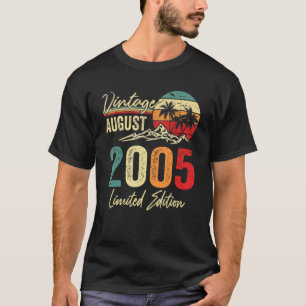 17歳の古いヴィンテージ威厳がある2005 17誕生日 Tシャツ