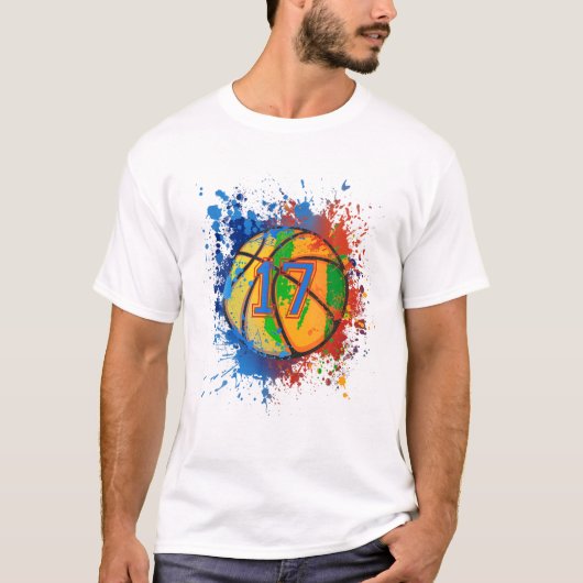 17歳の誕生日おめでとう Tシャツ (正面)