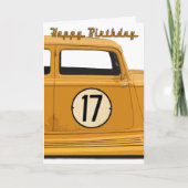 17歳の誕生日カード カード (正面)