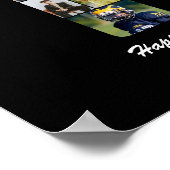 17歳の誕生日フォトコラージュ テンプレート ポスター (角)