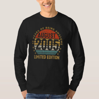 17歳2005年威厳がある17番目誕生日 Tシャツ
