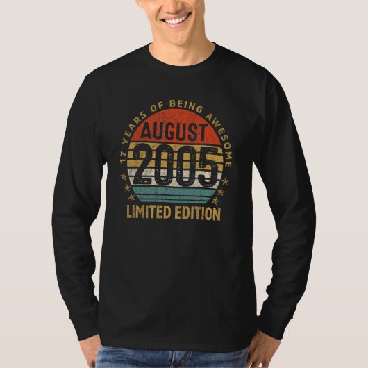 17歳2005年威厳がある17番目誕生日 Tシャツ (正面)
