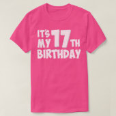 17歳 Tシャツ (デザイン正面)