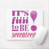 17紫色おもしろい2 B マウスパッド (マウス)