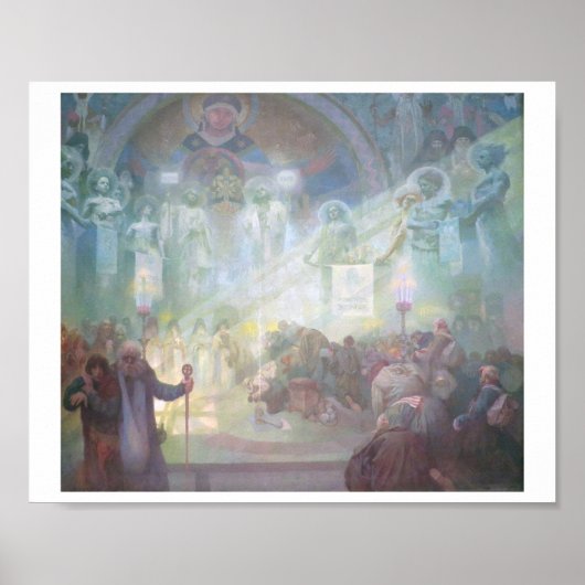 #17聖山アソスミュシャ ポスター (正面)