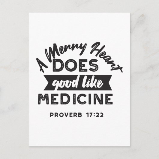 17聖書の聖句引用文代替デザインI ポストカード (正面)