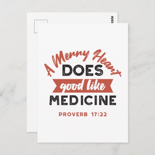 17聖書の聖句引用文 ポストカード (正面/裏面)