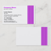 17行 – 紫 名刺 (正面/裏面)