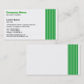 17行 – 緑（草） 名刺 (正面/裏面)