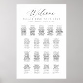 17表ウェルカムシーティングチャート ポスター (正面)