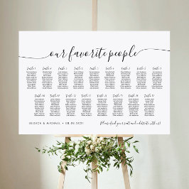 17表エレガント人お気に入りの席表 ポスター