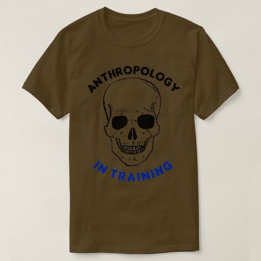 17訓練における人類学 Tシャツ (デザイン正面)