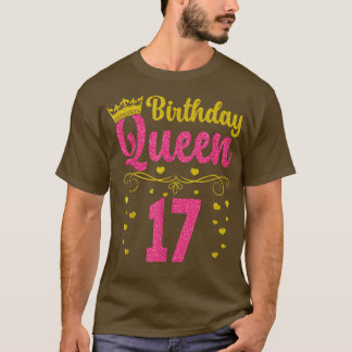17誕生日クイーン17誕生日クイーン17歳 Tシャツ