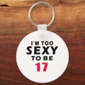 17誕生日デザイン キーホルダー (正面)