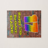 17誕生日:おもしろいグラフィティインスパイア – レボイン17 ジグソーパズル (横)