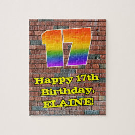 17誕生日:おもしろいグラフィティインスパイア – レボイン17 ジグソーパズル