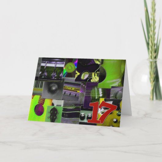 17誕生日 カード (正面)