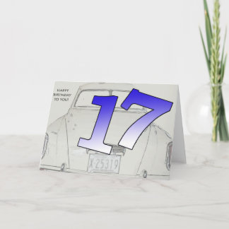 17誕生日 カード