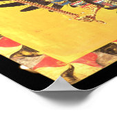 1700年ハプスブルク帝国国旗 ポスター (角)