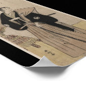 1700年代頃のヴィンテージ侍 ポスター (角)