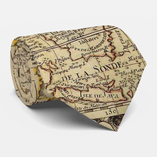 1700 AD OLD WORLD MAPタイコレクション ネクタイ (ロール)