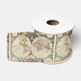 1702年世界の新しい地図 グログランリボン