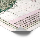 1706イングランド、スコットランド、ウェールズのKindgdoms。 ポスター (角)