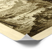 1708年の世界地図ジャン・バプティスト・ノリン ポスター (角)