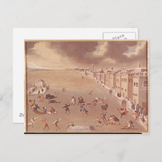 1708年凍っていのラグーン ポストカード (正面/裏面)