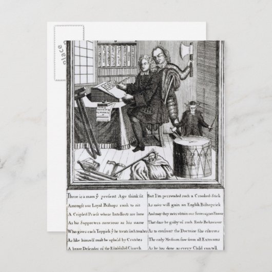 1709年の私の意味を推測 ポストカード (正面/裏面)