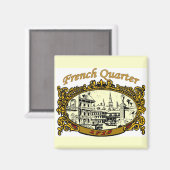 1718フランスの年4月スクロール記号 マグネット (正面/裏面)