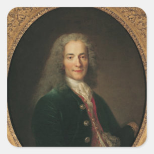 1718年後のVoltaireのポートレート スクエアシール