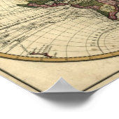 「1720 Guillaume deLisle」 Olde Worldマップ・ポスター ポスター (角)