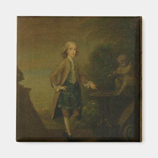1727-8年10歳のホレス・ウォーポール マグネット (正面)