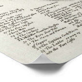 1728年のシクロパエディアの軍艦の図 ポスター (角)