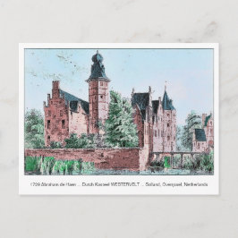 1729 A. デ・ハーン オランダ カステール ウェステルフェルト 絵葉書 ポストカード
