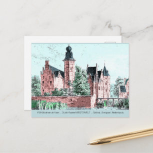1729 A. de HaenオランダカステエルWESTERVELTはがき ポストカード