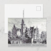 1729 A. de HaenオランダカステエルWESTERVELTはがき ポストカード (正面/裏面)