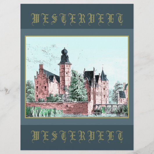 1729 A. de HaenオランダカステエルWESTERVELT (裏面)