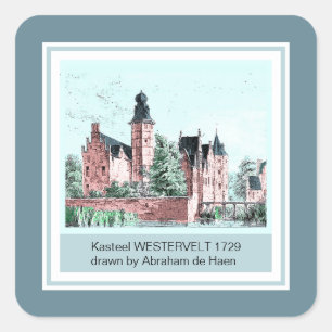 1729 A. de HaenオランダカステエルWESTERVELT スクエアシール