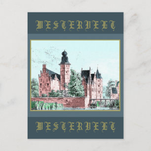 1729 A. de HaenオランダカステエルWESTERVELT ポストカード