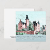 1729 A. de HaenオランダKasteel WESTERVELTカード (正面/裏面)