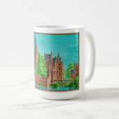 1729 A. de Haen Dutch Kasteel WESTERVELT ....  コーヒーマグカップ (正面右)